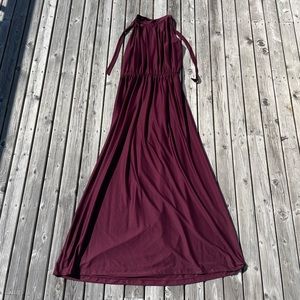 Koh Koh Maroon Wine Red Formal Dress